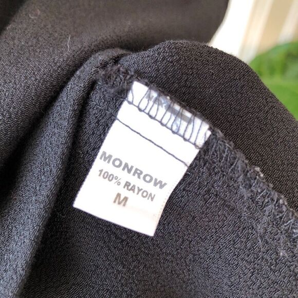 MONROW Colour Block Dress Medium - Picture 4 of 7